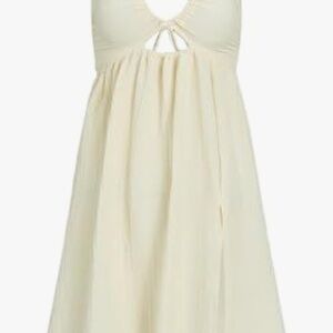 Elegant Cream Maxi Dress